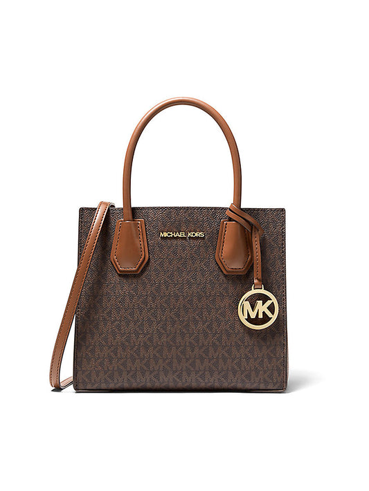 MK Signature Canvas Satchel