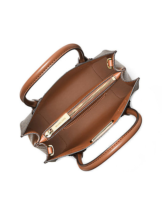 MK Signature Canvas Satchel