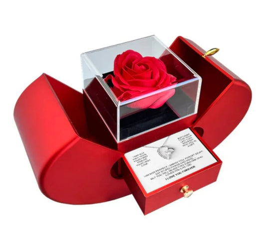 Eternal Rose Necklace Gift Box