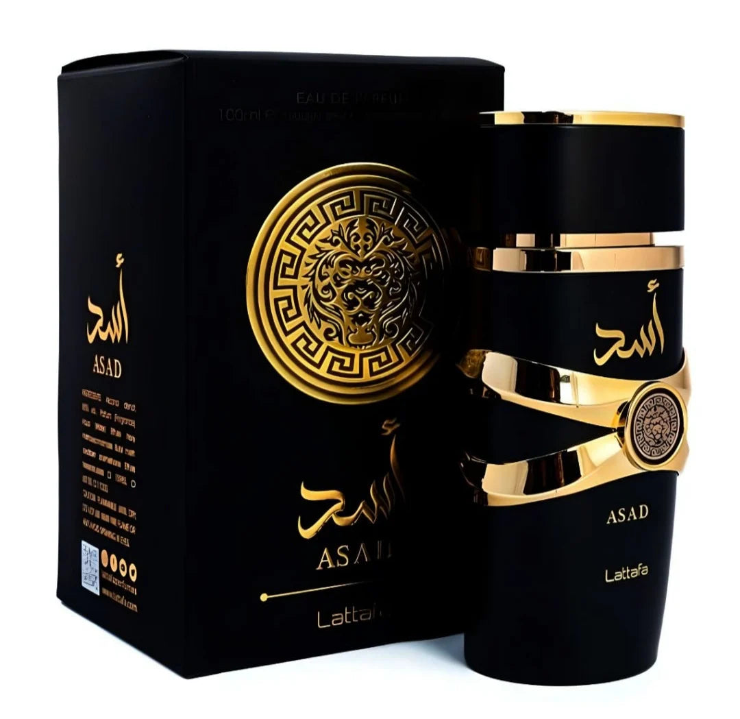 Lattafa Asad Eau De Parfum – 100ml + Mini Perfume Oil (2–3ml)