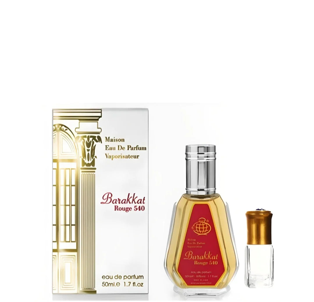 Barakkat Rouge 540 Eau De Parfum (50ml) + 3ml Perfume Oil